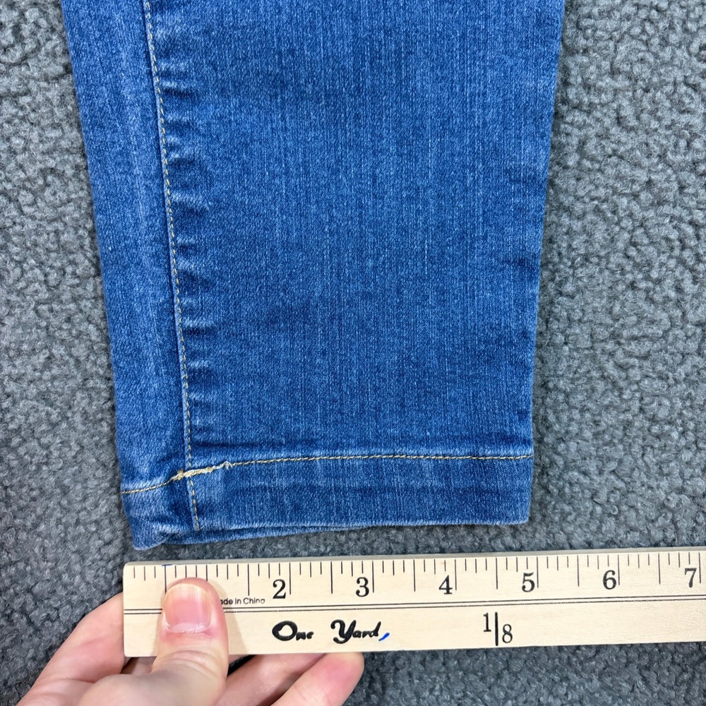 Hue Jeggings Womens Medium Blue Denim Leggings Pull On Skinny Stretch 8579 - Picture 3 of 8